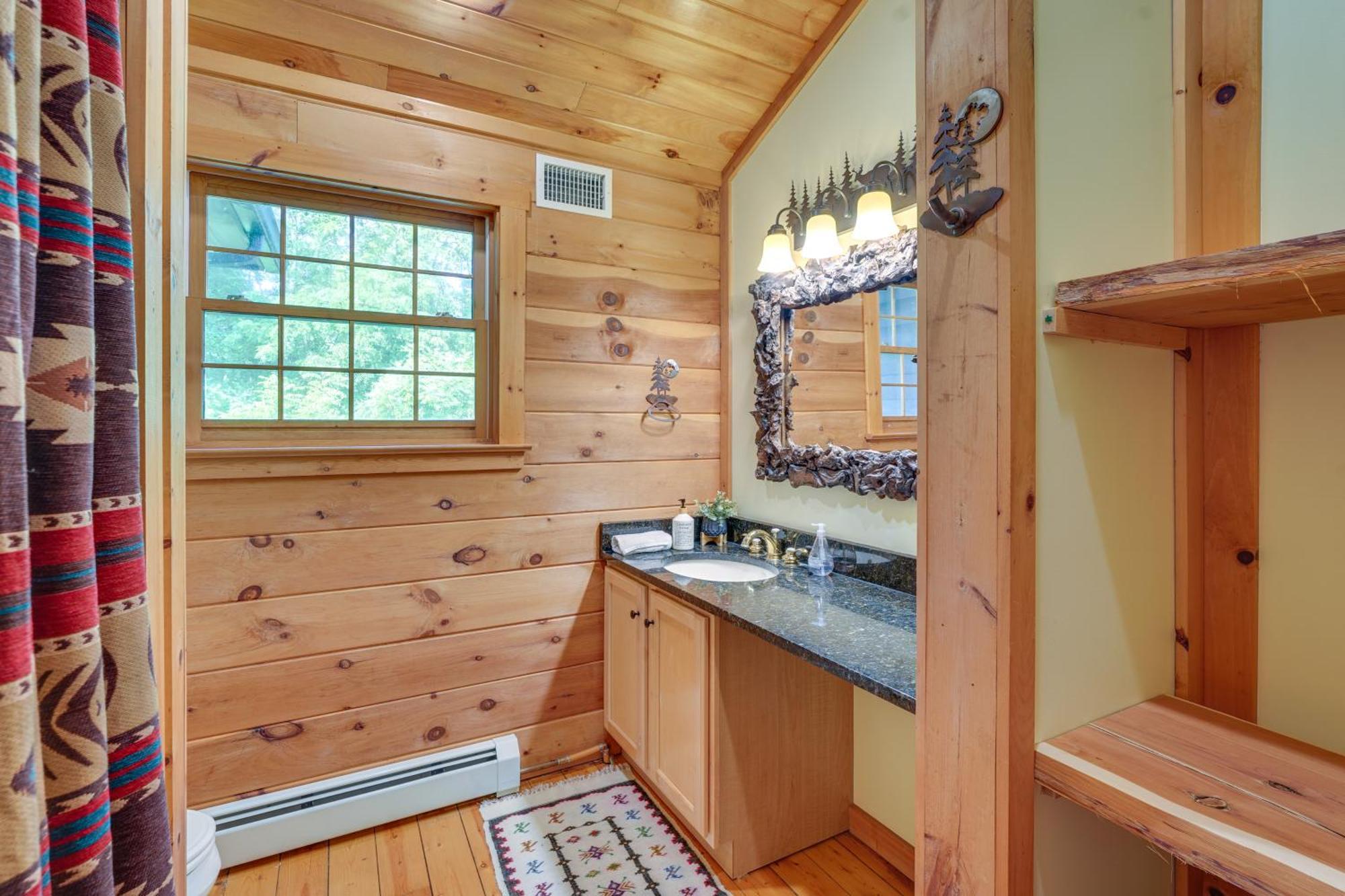 Luxury Log Cabin With Ev Charger And Mtn Views! Blairstown エクステリア 写真